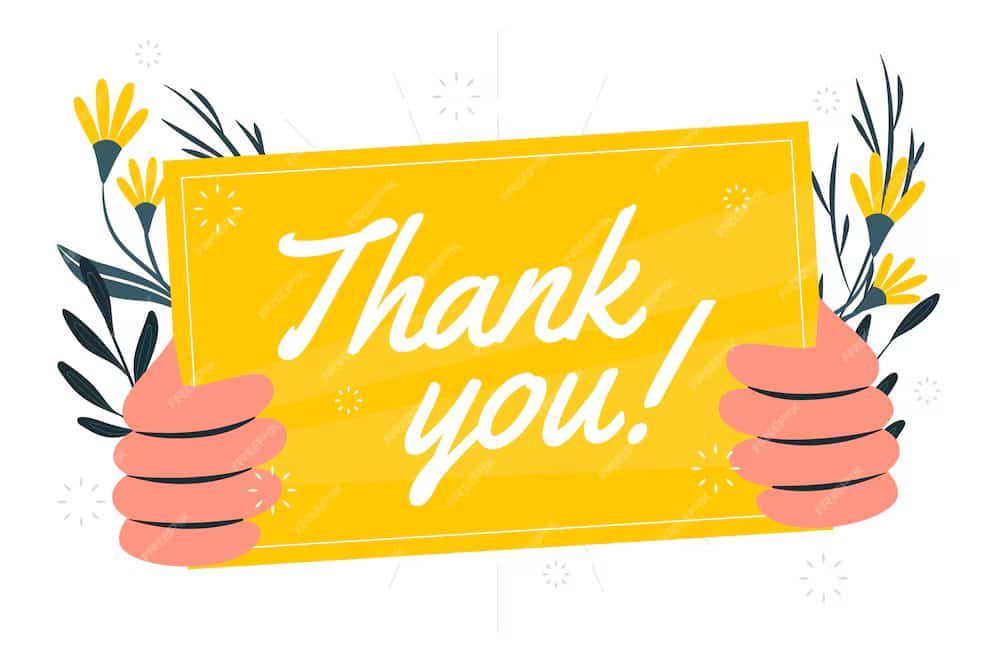 Thank you image